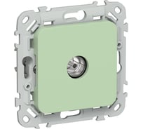 Розетка TV экранированная проходная IEK FLITE тип M РТВм-1-1-2-ФлФ фисташковый FI-A13-P-K93
