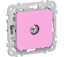 Розетка TV экранированная оконечная IEK FLITE тип M РТВм-1-1-1-ФлПр пурпурный FI-A13-O-K99