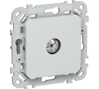 Розетка TV экранированная оконечная IEK FLITE тип M РТВм-1-1-1-ФлЖ жемчуг FI-A13-O-K36
