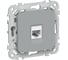 Розетка телефонная IEK FLITE RJ11 категория 3 РТ3-1-ФлС серый FI-T10-K03 1