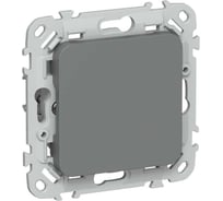 Заглушка с суппортом IEK FLITE ЗГ-ФлМА мокрый асфальт FI-PL10-K80