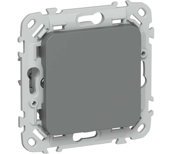 Заглушка с суппортом IEK FLITE ЗГ-ФлМА мокрый асфальт FI-PL10-K80