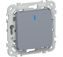 Выключатель 1-клавишный проходной с индикацией IEK FLITE 10А ВС61-1-1-ФлМ маренго FI-V12-1-10-1-K35