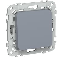 Выключатель 1-клавишный кнопочный проходной IEK FLITE 10А ВС61-2-0-ФлМ маренго FI-V18-0-10-1-K35