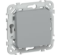 Выключатель 1-клавишный 2-полюсный проходной IEK FLITE 10А ВС6/21-1-0-ФлС серый FI-V12-0-10-1-2-K03