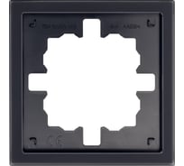 Рамка акриловая Lezard ZIMA 1-ая б/вст черная матовая 704-5980-146