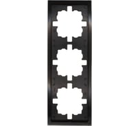 Рамка акриловая Lezard ZIMA 3-ая б/вст черная 704-5880-148