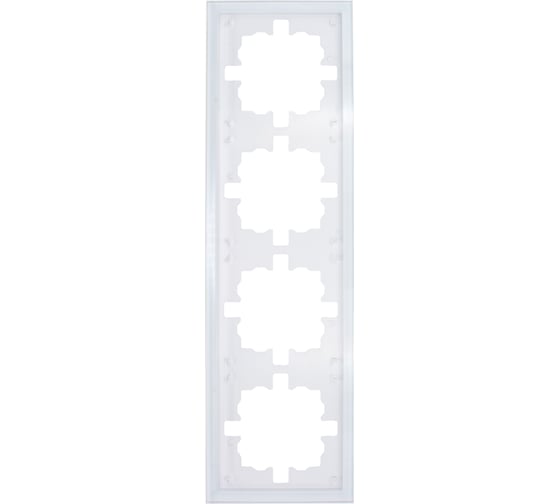 Рамка акриловая Lezard ZIMA 4-ая б/вст белая 704-5480-149