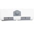 Блок горизонтальный General Lighting Systems СИГМА Двойная розетка 2П+3 открытой установки IP54 16А 250В бело-серая 477081 4