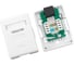 Розетка настенная EKF teracom cat.5e неэкранированная 1 порт rj-45 dual idc белая TRC-WBOX-1RJ45-5EUTP-WH 5