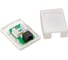 Розетка настенная EKF teracom cat.5e неэкранированная 1 порт rj-45 dual idc белая TRC-WBOX-1RJ45-5EUTP-WH 6