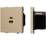 Розетка USB Arlight ARL NOBE тип A+C софт-тач золотой песок SCT-MUAC-SFPL-FC-GD 1шт 054318(1) 3