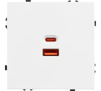 Розетка USB Arlight ARL NOBE тип A+C софт-тач белый кварц SCT-MUAC-SFPL-FC-WH 1шт 054316(1)