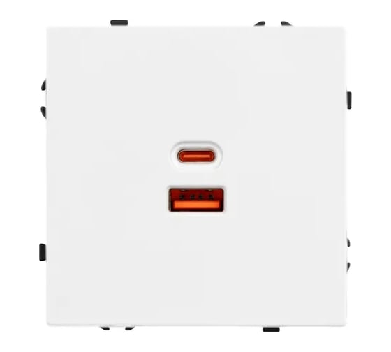 Розетка USB Arlight ARL NOBE тип A+C софт-тач белый кварц SCT-MUAC-SFPL-FC-WH 1шт 054316(1)