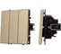 Выключатель 3 клавишный Arlight ARL NOBE софт-тач золотой песок SWT-MK03-SFPL-GD 1шт 061798(1) 3
