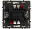 Выключатель проходной 2 клавишный Arlight ARL NOBE подсветка софт-тач кашемир SWT-MKP2-SFPL-L-CA 1шт 059421(1) 2