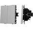 Выключатель 2 клавишный Arlight ARL NOBE софт-тач никель SWT-MK02-SFPL-IS 1шт 059420(1) 3