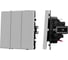 Выключатель 3 клавишный Arlight ARL NOBE софт-тач никель SWT-MK03-SFPL-IS 1шт 061800(1) 3