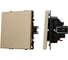 Выключатель проходной 1 клавишный Arlight ARL NOBE софт-тач золотой песок SWT-MKP1-SFPL-GD 1шт 054247(1) 3