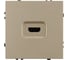 Розетка HDMI Arlight ARL NOBE софт-тач золотой песок SCT-MHD1-SFPL-GD 1шт 061843(1) 1