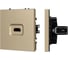 Розетка HDMI Arlight ARL NOBE софт-тач золотой песок SCT-MHD1-SFPL-GD 1шт 061843(1) 3