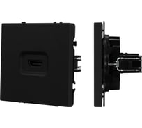 Розетка HDMI Arlight ARL NOBE софт-тач черный оникс SCT-MHD1-SFPL-BK 1шт 061841(1)