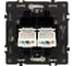 Розетка компьютерная Arlight ARL NOBE двойная софт-тач никель SCT-MPC2-SFPL-IS 1шт 059451(1) 2