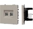 Розетка компьютерная Arlight ARL NOBE двойная софт-тач кашемир SCT-MPC2-SFPL-CA 1шт 059450(1) 3