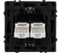 Розетка телефонная Arlight ARL NOBE двойная софт-тач черный оникс SCT-MTL2-SFPL-BK , - 1шт 054309(1) 2