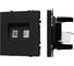 Розетка телефонная Arlight ARL NOBE двойная софт-тач черный оникс SCT-MTL2-SFPL-BK , - 1шт 054309(1) 3