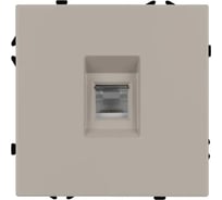 Розетка телефонная Arlight ARL NOBE софт-тач кашемир SCT-MTL1-SFPL-CA 1шт 061892(1)