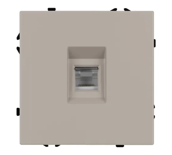 Розетка телефонная Arlight ARL NOBE софт-тач кашемир SCT-MTL1-SFPL-CA 1шт 061892(1)
