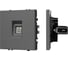 Розетка телефонная Arlight ARL NOBE софт-тач серый базальт SCT-MTL1-SFPL-GR 1шт 054303(1) 3