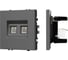 Розетка телефонная Arlight ARL NOBE двойная софт-тач серый базальт SCT-MTL2-SFPL-GR , 1шт 054311(1) 3