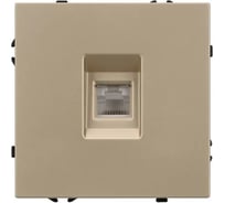 Розетка телефонная Arlight ARL NOBE софт-тач золотой песок SCT-MTL1-SFPL-GD 1шт 054302(1)
