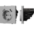 Розетка Arlight ARL NOBE заземляющий контакт, со шторками с USB тип А+А софт-тач никель SCT-MUAA-SFPL-IS  , 1шт 059443(1) 3