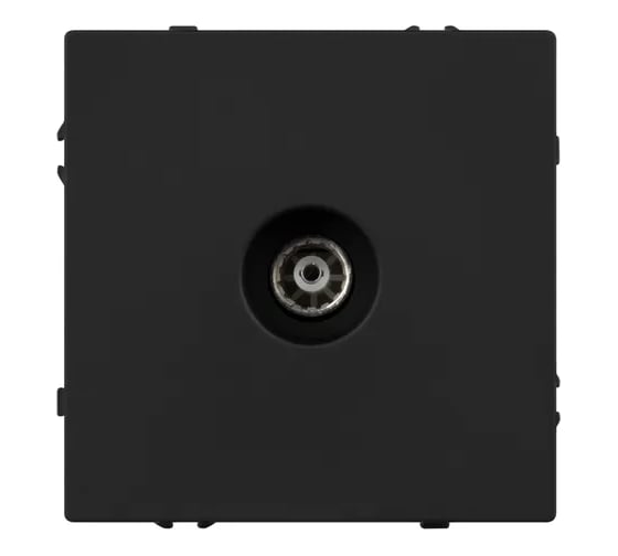 Розетка ТВ Arlight ARL NOBE софт-тач черный оникс SCT-MTV1-SFPL-BK 1шт 054293(1)