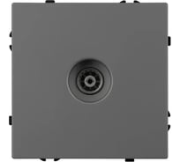 Розетка ТВ Arlight ARL NOBE софт-тач серый базальт SCT-MTV1-SFPL-GR 1шт 054295(1)