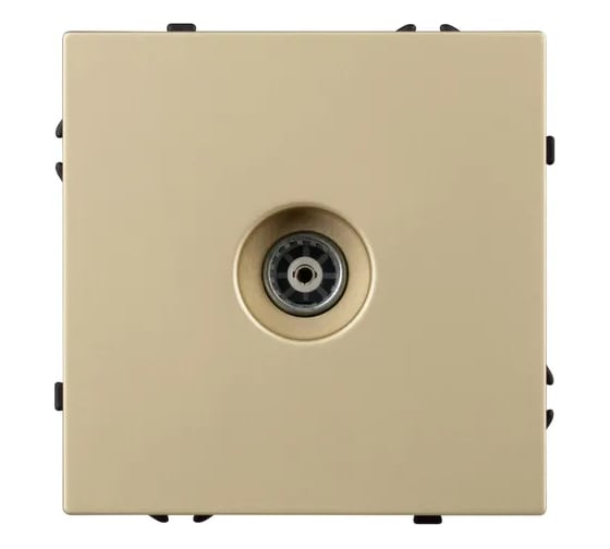 Розетка ТВ Arlight ARL NOBE софт-тач золотой песок SCT-MTV1-SFPL-GD 1шт 054294(1)