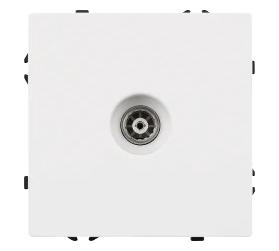Розетка ТВ Arlight ARL NOBE софт-тач белый кварц SCT-MTV1-SFPL-WH 1шт 054292(1)