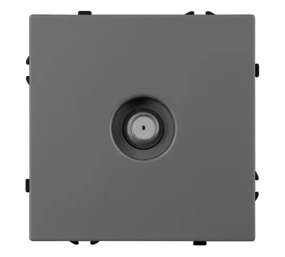 Розетка спутниковая Arlight ARL NOBE софт-тач серый базальт SCT-MST1-SFPL-GR 1шт 054299(1)