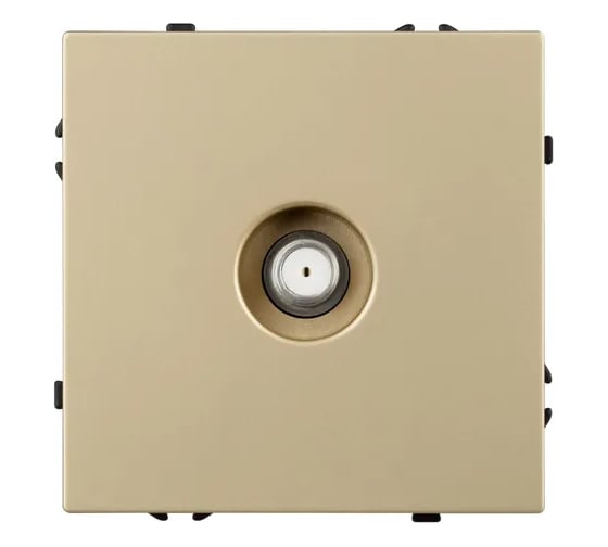 Розетка спутниковая Arlight ARL NOBE софт-тач золотой песок SCT-MST1-SFPL-GD 1шт 054298(1)