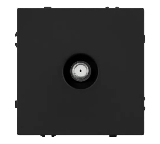 Розетка спутниковая Arlight ARL NOBE софт-тач черный оникс SCT-MST1-SFPL-BK 1шт 054297(1)