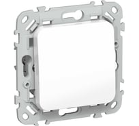 Выключатель IEK FLITE 1-клавишный кнопочный 10А ВС11-2-0-ФлБ белый FI-V14-0-10-1-K01