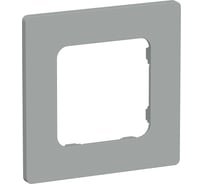 Рамка IEK FLITE 1-местная РУ-1-К-ФлС серый FI-M12-32-20-K03