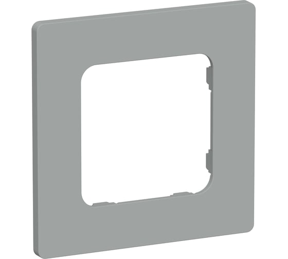 Рамка IEK FLITE 1-местная РУ-1-К-ФлС серый FI-M12-32-20-K03
