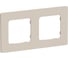 Рамка IEK FLITE 2-местная РУ-2-К-ФлЛ льняной FI-M22-32-20-K88 1