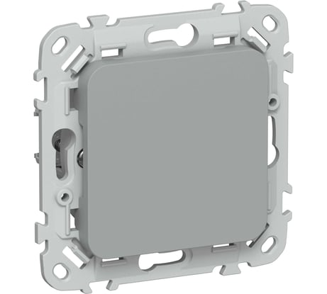 Заглушка с суппортом IEK FLITE ЗГ-ФлС серый FI-PL10-K03