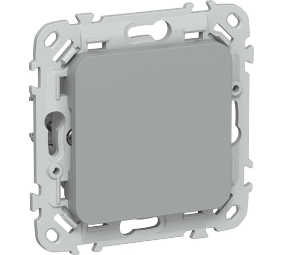 Заглушка с суппортом IEK FLITE ЗГ-ФлС серый FI-PL10-K03