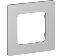 Рамка IEK FLITE 1-местная РУ-1-К-ФлА алюминий FI-M12-32-20-K47
